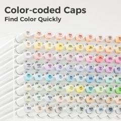 Set 48 markere Brush & Fine - Ohuhu Honolulu B - Sweetness