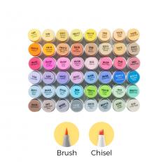 Set 48 markere Brush & Chisel - Ohuhu Honolulu - Mid-tone