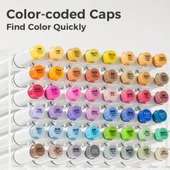 Set 48 markere Brush & Chisel - Ohuhu Honolulu - Mid-tone