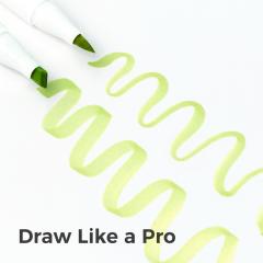 Set 48 markere Brush & Chisel - Ohuhu Honolulu - Mid-tone