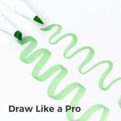 Set 168 markere Brush & Chisel - Ohuhu Honolulu - Multicolor