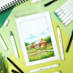 Set 40 markere Fine & Chisel - Ohuhu Oahu - Multicolor