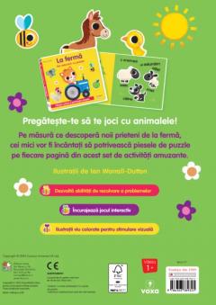Bebe invata. La ferma. Set educativ cu puzzle
