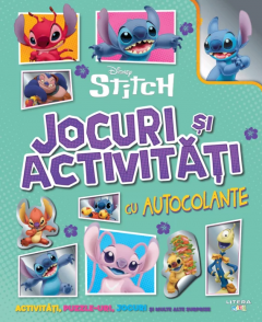 Disney Stitch. Jocuri si activitati cu autocolante