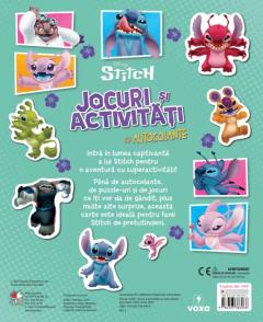 Disney Stitch. Jocuri si activitati cu autocolante