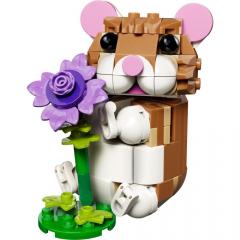 LEGO Creator 3 in 1 - Hamster adorabil cu o floare (31376)