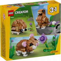 LEGO Creator 3 in 1 - Hamster adorabil cu o floare (31376)