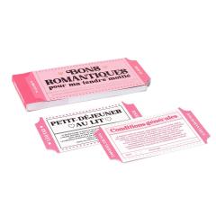 Set 24 vouchere - Bonus Romantiques pour ma tendre moitie - French