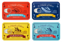 Set 4 suporturi farfurie - A L'Huile d'Olive