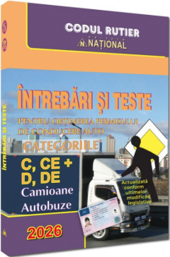 Intrebari si teste pentru obtinerea permisului de conducere auto