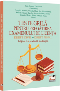 Teste grila pentru pregatirea examenului de licenta
