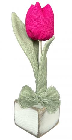 Obiect decorativ - Lalea Fucsia