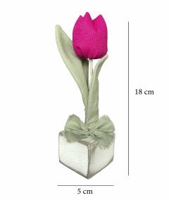 Obiect decorativ - Lalea Fucsia