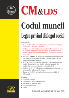Codul muncii. Legea privind dialogul social (8 februarie 2026)