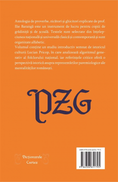 Proverbe. Zicatori. Ghicitori
