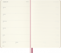 Agenda 2026/2027 - Sakura Planner - Weekly, Fabric Hard Cover, 18-Month, Large