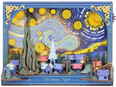 Diorama. Puzzle 3D - The Starry Night, 238 piese