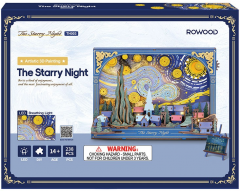 Diorama. Puzzle 3D - The Starry Night, 238 piese