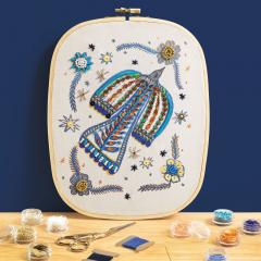 Set creativ broderie cu margele - Atelier 59