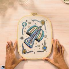 Set creativ broderie cu margele - Atelier 59