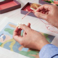 Set creativ goblen si broderie - Atelier 65