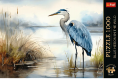 Puzzle 1000 piese - Premium Plus - Starc Albastru in Salbaticie