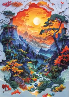 Puzzle 3D 1000 piese - Editia Aniversara - Dolina