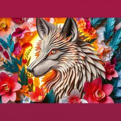 Puzzle 1000 piese - 40th Anniversary - Wolf 3D Effect