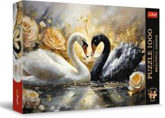 Puzzle 1000 piese - Beautiful Swans