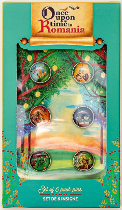 Set 6 pin-uri - Once Upon a Time in Romania