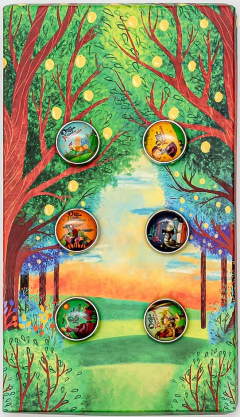 Set 6 pin-uri - Once Upon a Time in Romania