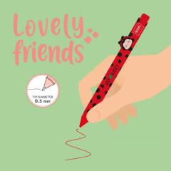 Pix cu gel - Lovely Friends - Ladybug - Get Lucky
