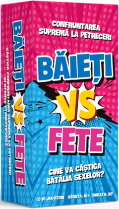 Joc de carti - Baieti vs. Fete (RO)
