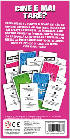 Joc de carti - Baieti vs. Fete (RO)