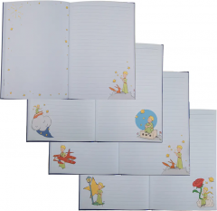 Carnet Hardcover, Linned - The Little Prince - Stars Night Constellations