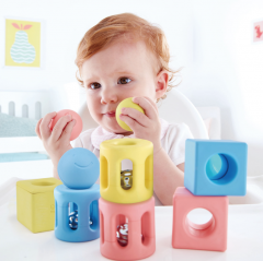 Jucarie bebelusi - Zdranganitoare trio cu forme geometrice