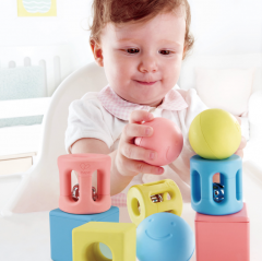 Jucarie bebelusi - Zdranganitoare trio cu forme geometrice