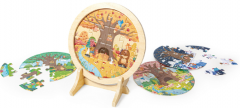 Puzzle din lemn 4 in 1  - 4 Anotimpuri, 10, 12, 16 si 18 piese