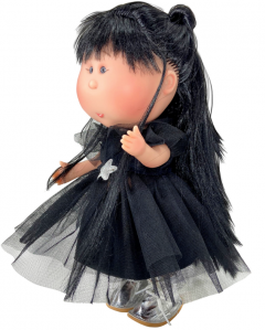 Papusa artizanala - Mia Black Wednesday (miros de vanilie)