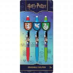 Set 3 pixuri cu radiera - Harry Potter - Hogwarts