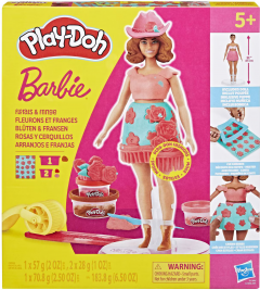 Set plastilina - Barbie - Florals & Flinge