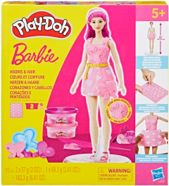 Set plastilina - Barbie - Hearts & Hair