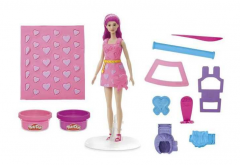 Set plastilina - Barbie - Hearts & Hair