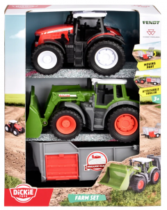 Set ferma - 2 tractoare + remorca