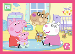 Puzzle 4 in 1 - Peppa Pig - Iubeste Aventurile
