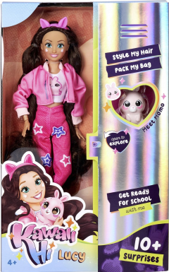 Papusa cu accesorii - Kawaii - Hi Lucy