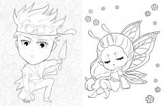 The Big Book of Kawaii Manga World Coloring