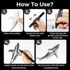 Marker cromat - Dual-Tip Silver