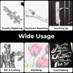 Marker cromat - Dual-Tip Silver