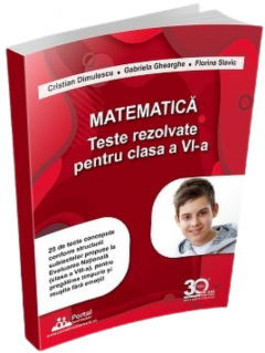 Matematica - Teste rezolvate pentru clasa a VI-a